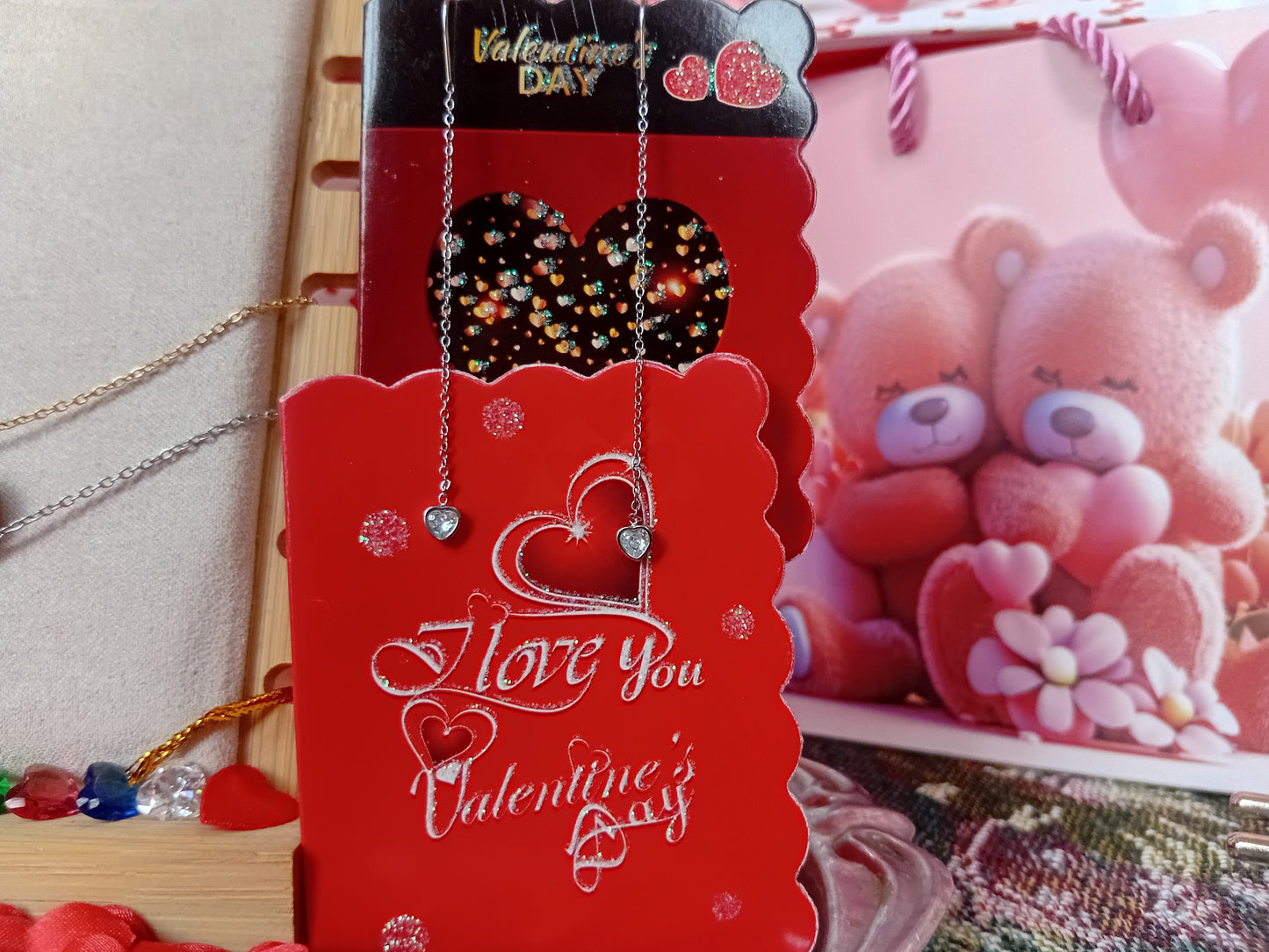 Orecchini saliscendi d'amore