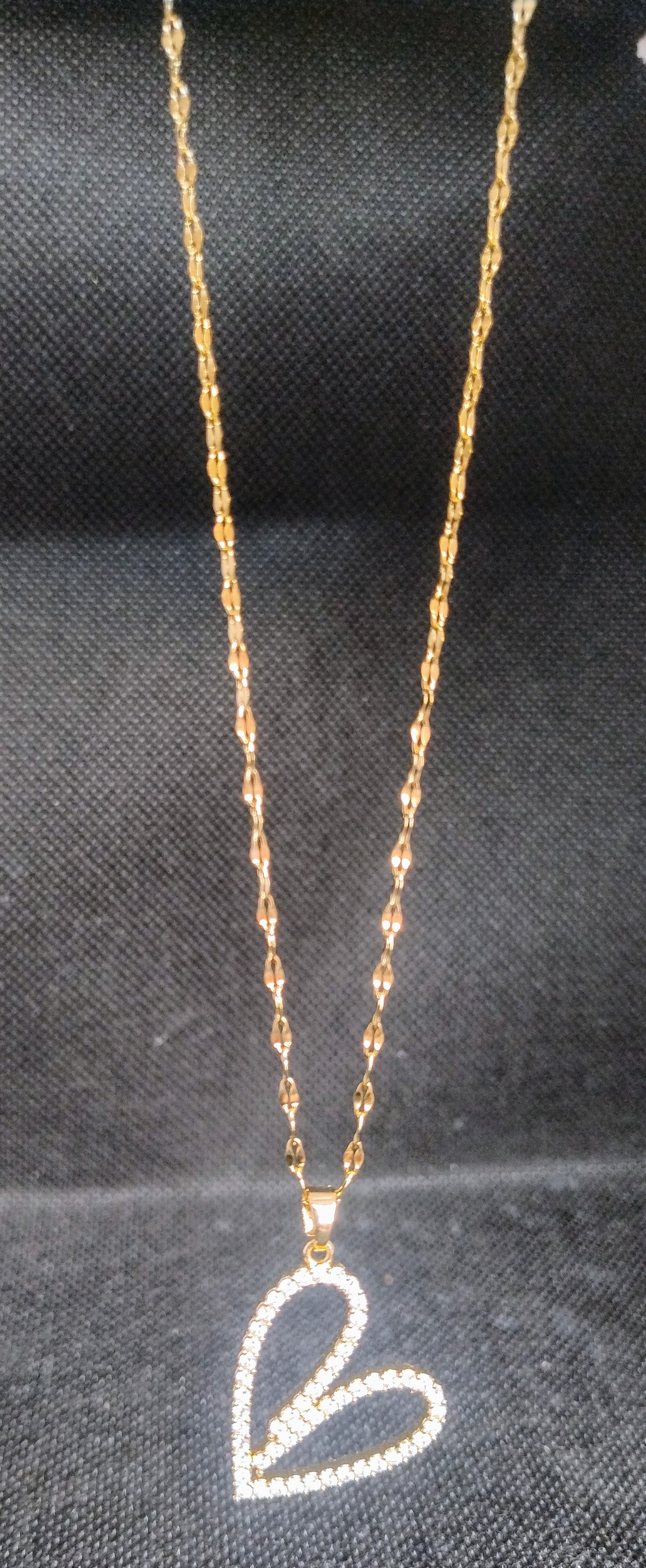 Collana cuori e brillanti