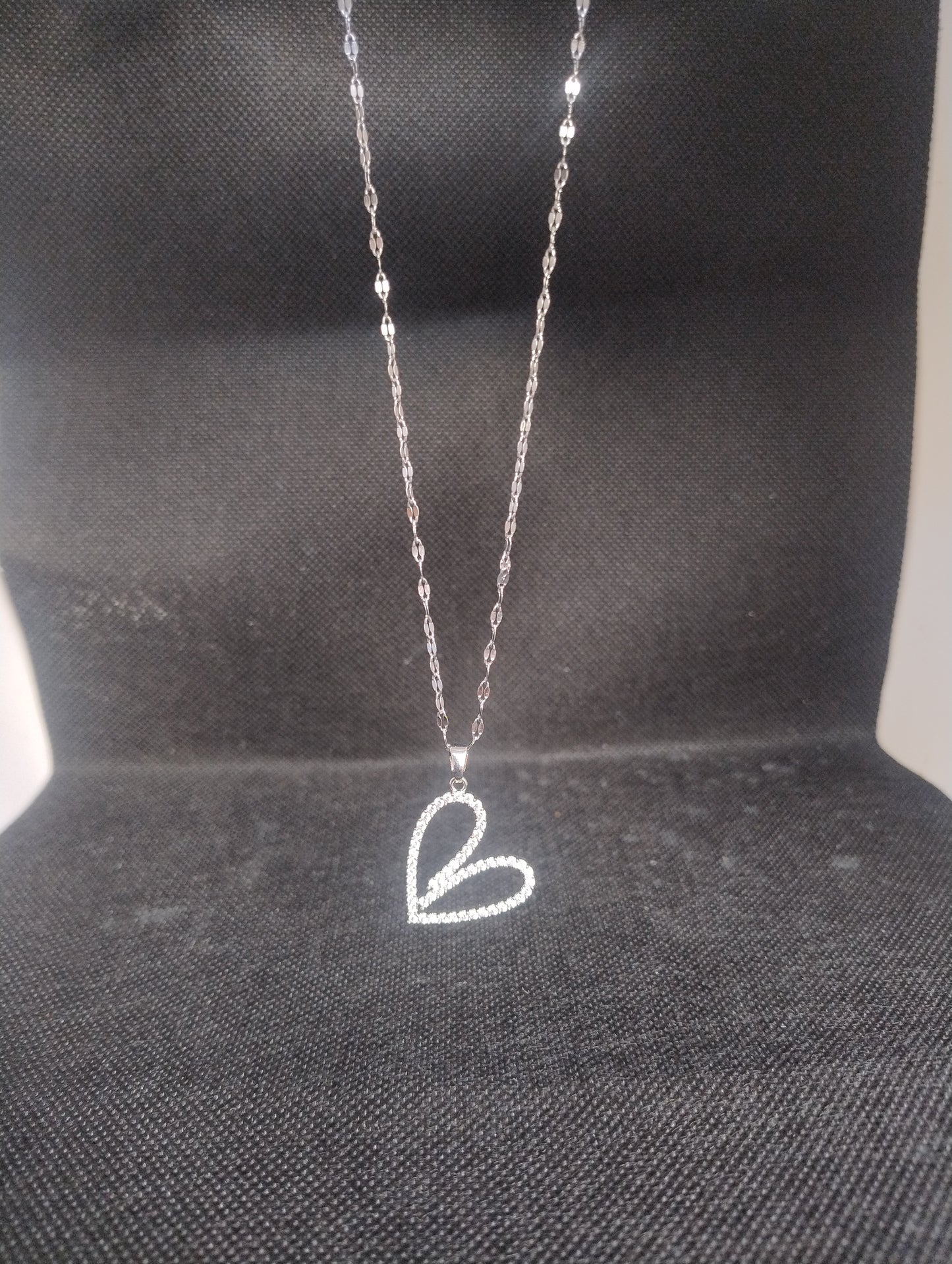 Collana cuori e brillanti