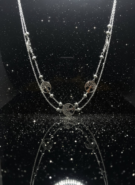 Collana lunga albero della vita