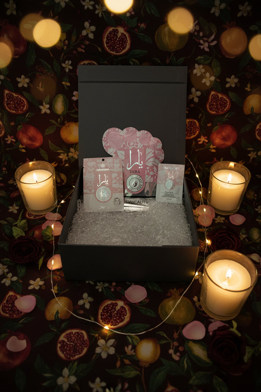 Box Skincare Fiori, Frutti e Magia Araba 🖤 Routine Viso & Corpo