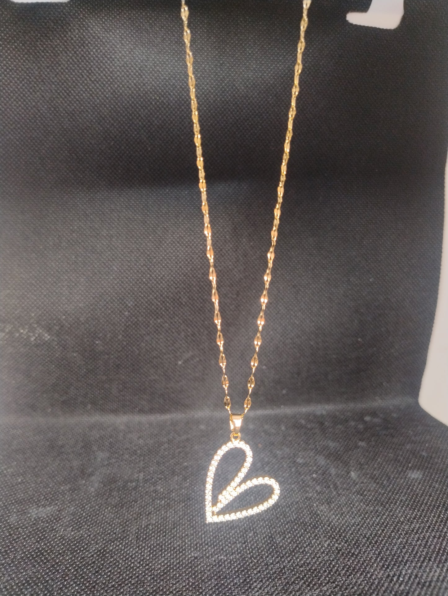 Collana cuori e brillanti