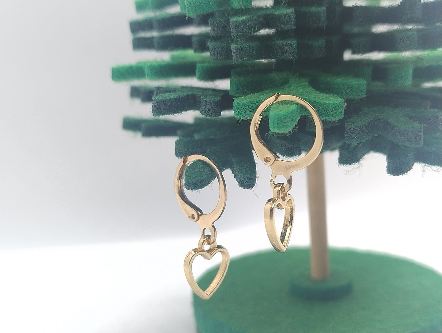 (omaggi)Orecchini Cuori Danzanti
