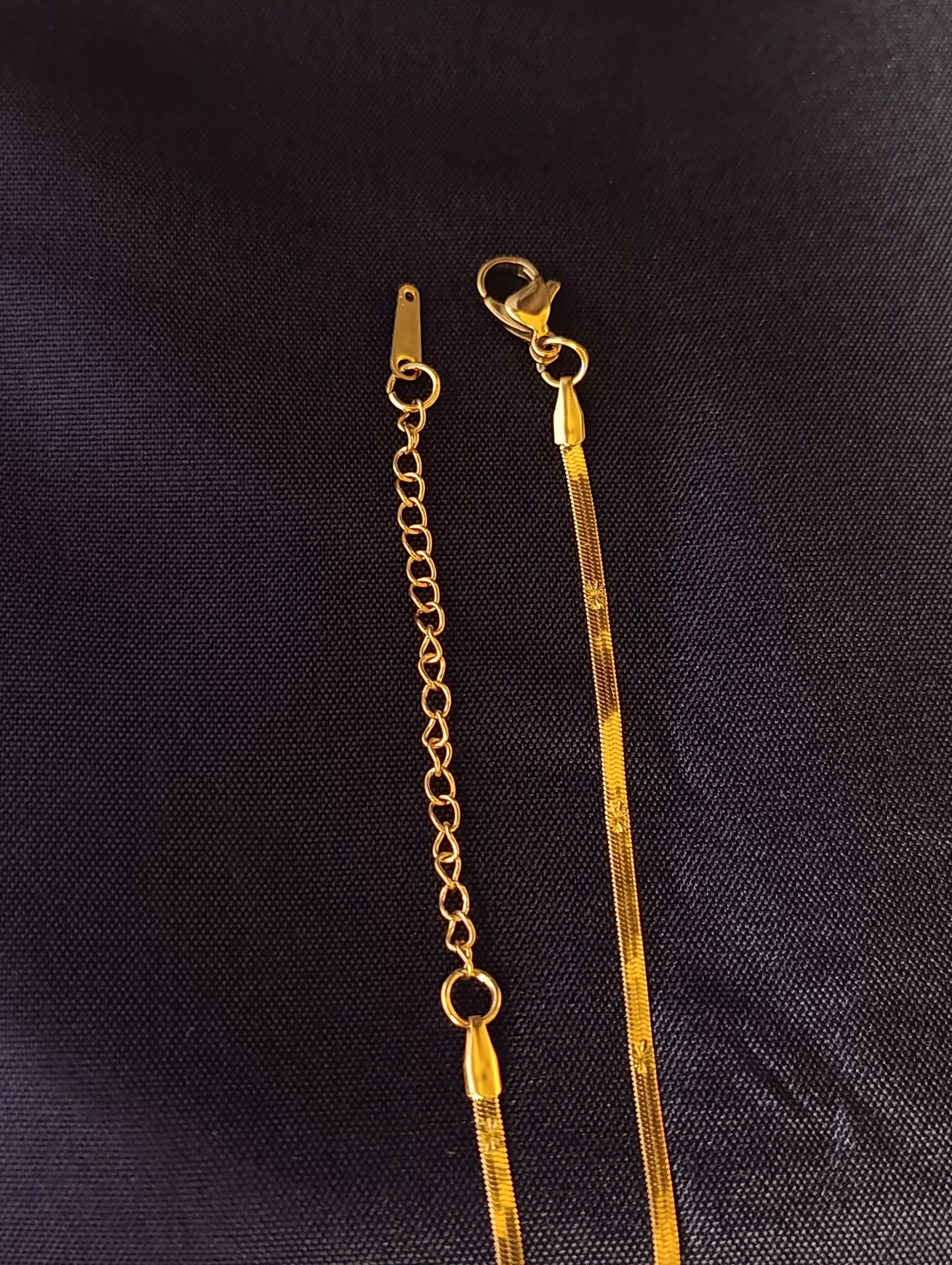 Collana Stella Cometa 🖤 Catena Snake Dorata con Stelle in Acciaio 316L