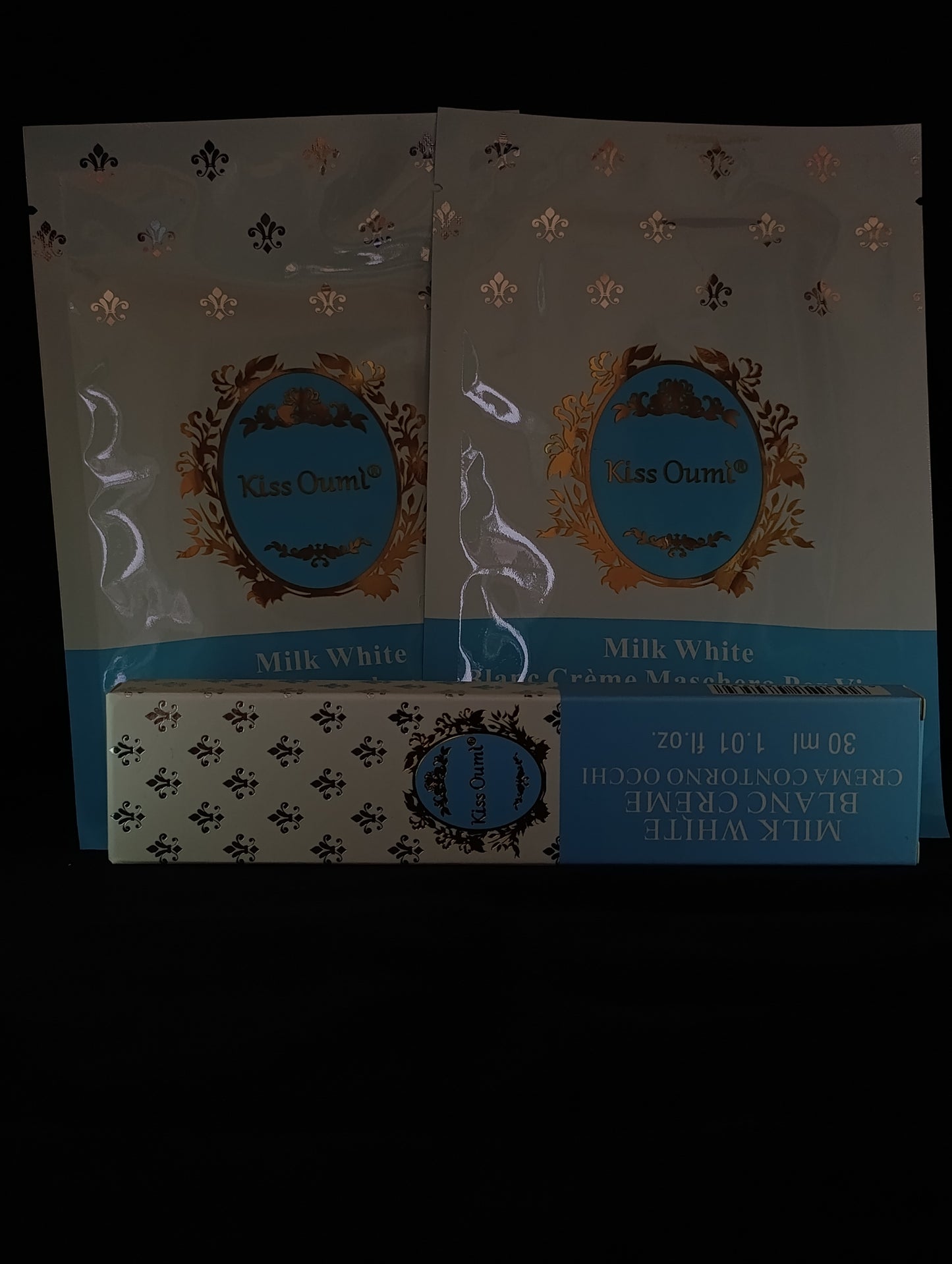 Kit Latte e Miele 🖤 2 Maschere Viso Glow & Crema Contorno Occhi