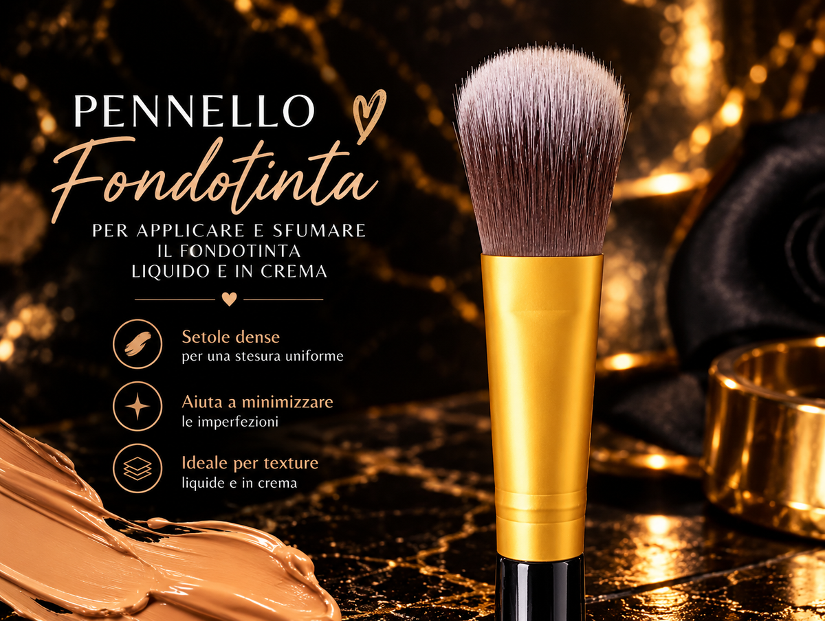 Set 5 Pennelli Make-Up Sweet Beauty per Viso e Occhi