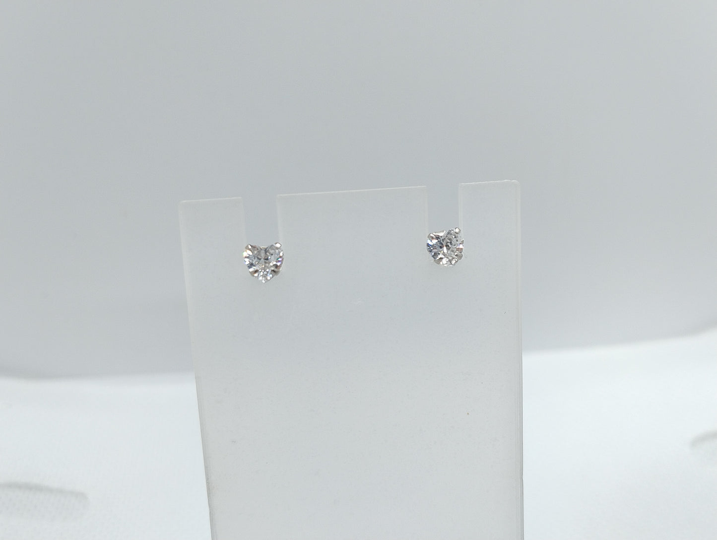 Orecchini "Cuore di Luce" in Argento 925 taglia 5