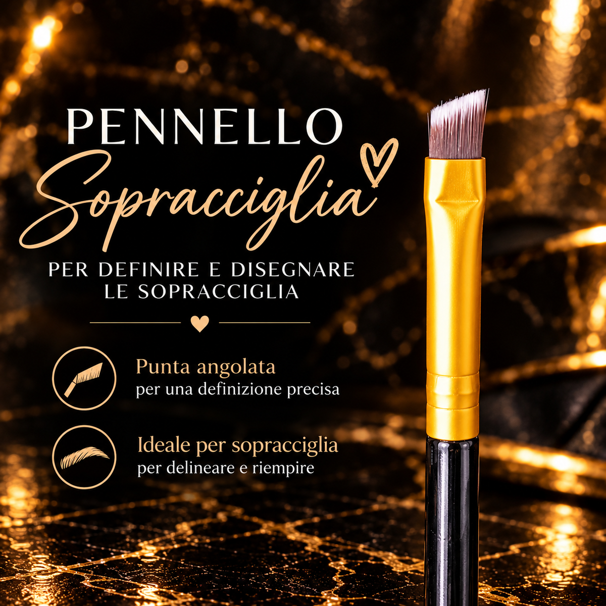 Set 5 Pennelli Make-Up Sweet Beauty per Viso e Occhi